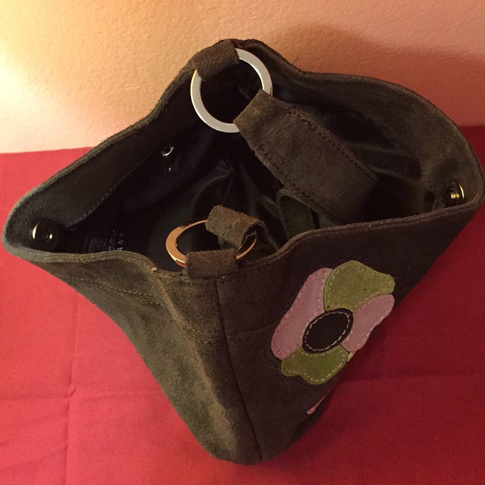 New York and Co small 100% cow suede shoulder bag - Picture 5 of 6